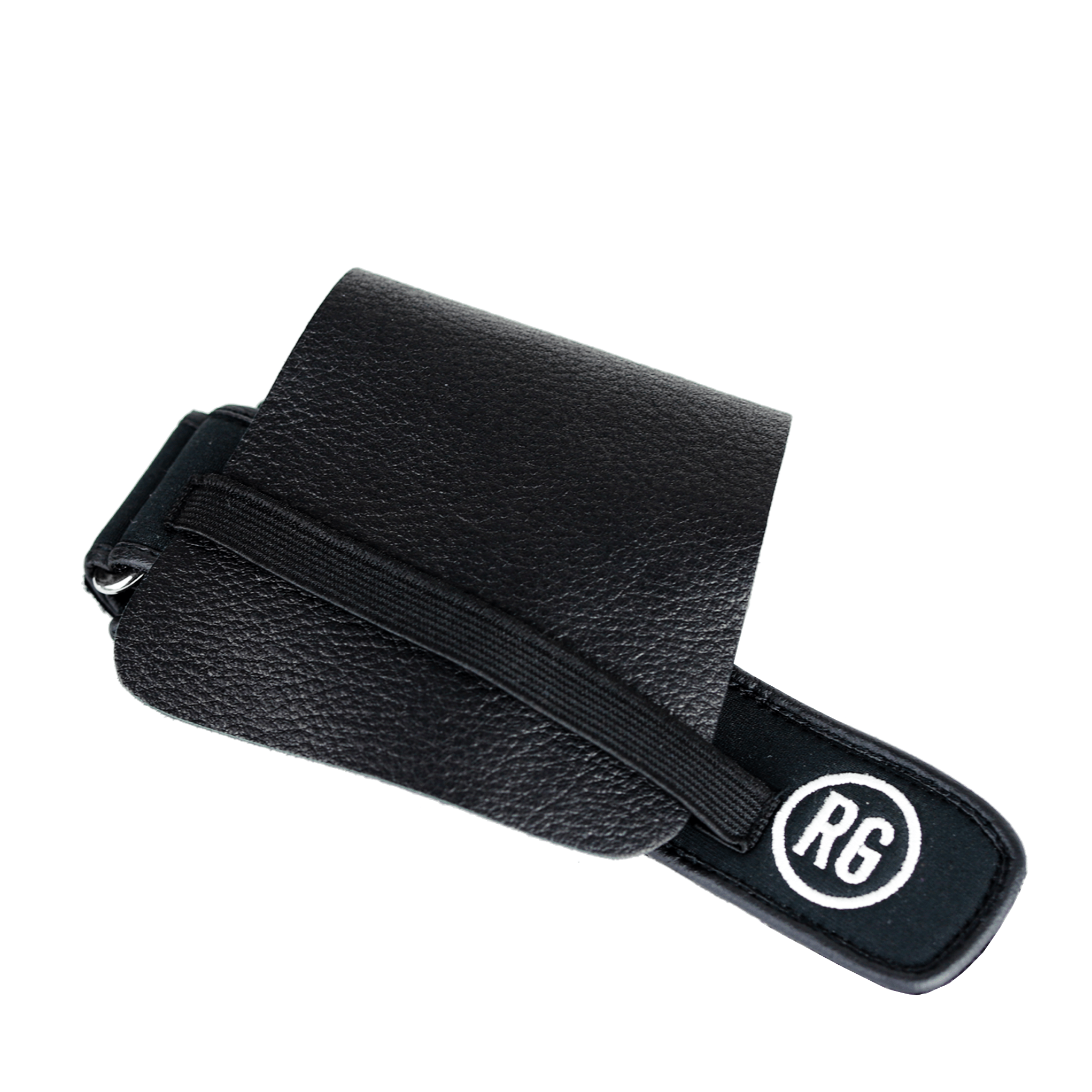 RooGrips Fingerless Black Crossfit Grips Folded View