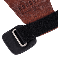 RooGrips Fingerless Pebble Crossfit Grips Close Up Of Strap Velcro