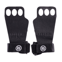 RooGrips Three Finger Black Crossfit Grips Main View