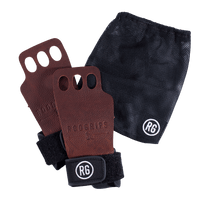 RooGrips Three Finger Pebble Crossfit grips With Bag