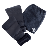 RooGrips Fingerless Black Crossfit Grips With Bag