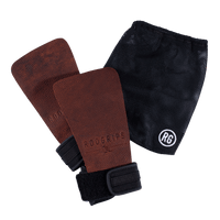 RooGrips Fingerless Pebble Crossfit Grips With Bag