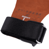 RooGrips Three Finger Pebble Crossfit Grips Right Strap View