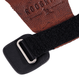 RooGrips Three Finger Pebble Crossfit Grips Strap Velcro View