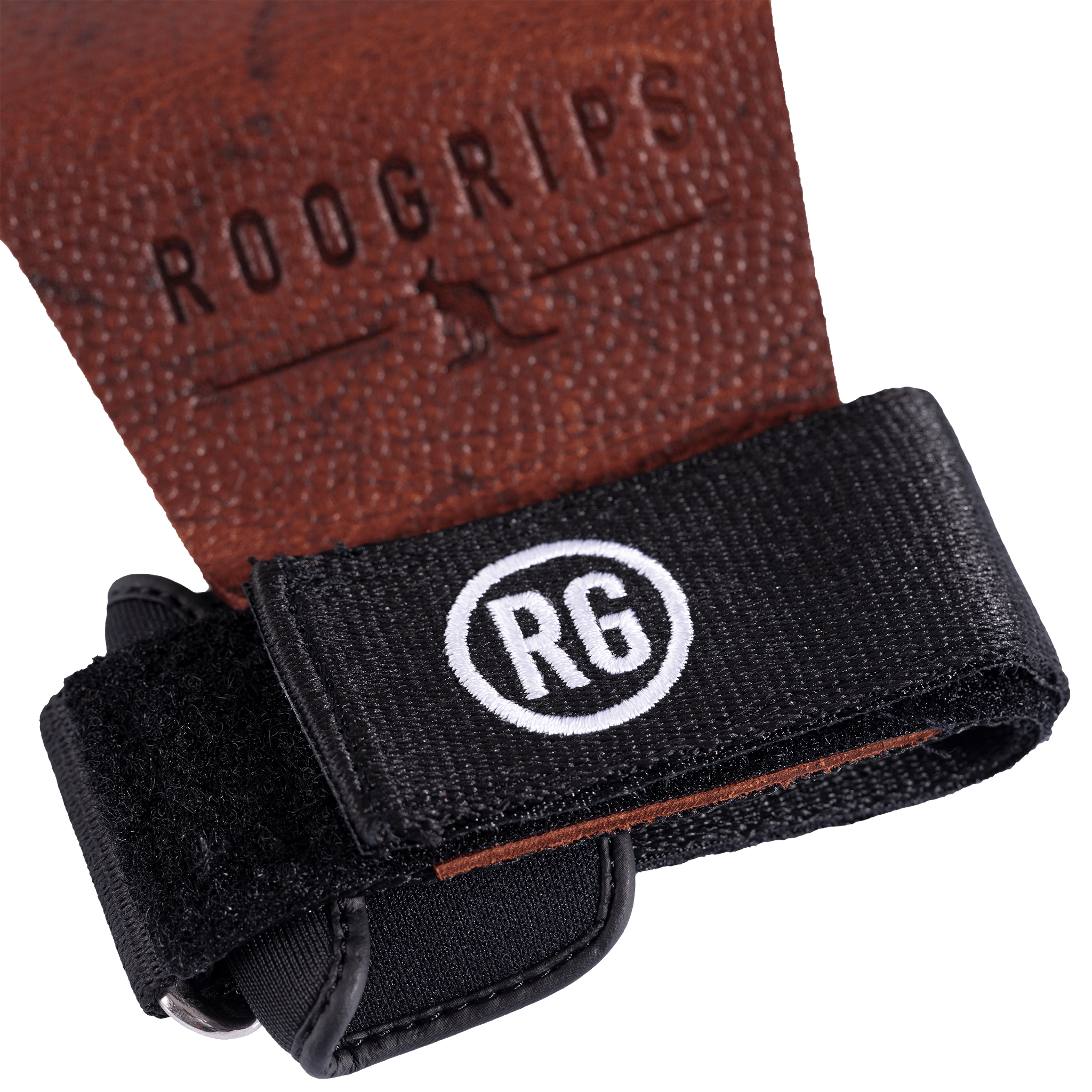 RooGrips Three Finger Pebble Crossfit Grips Strap View