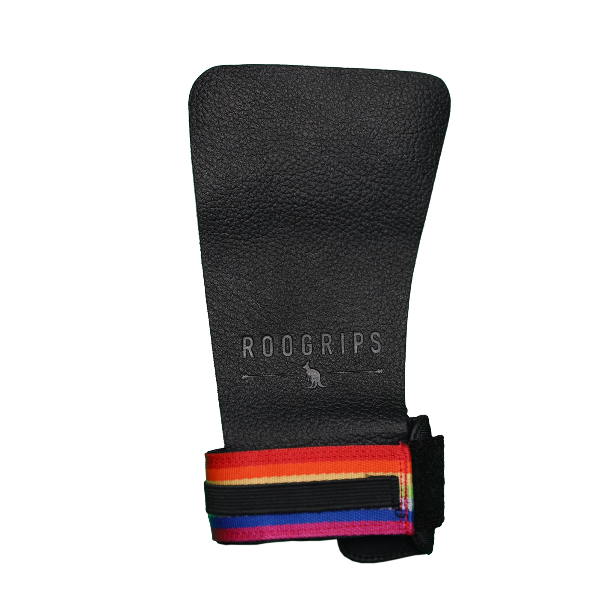 Fingerless Protective Leather Hand Grips Rainbow