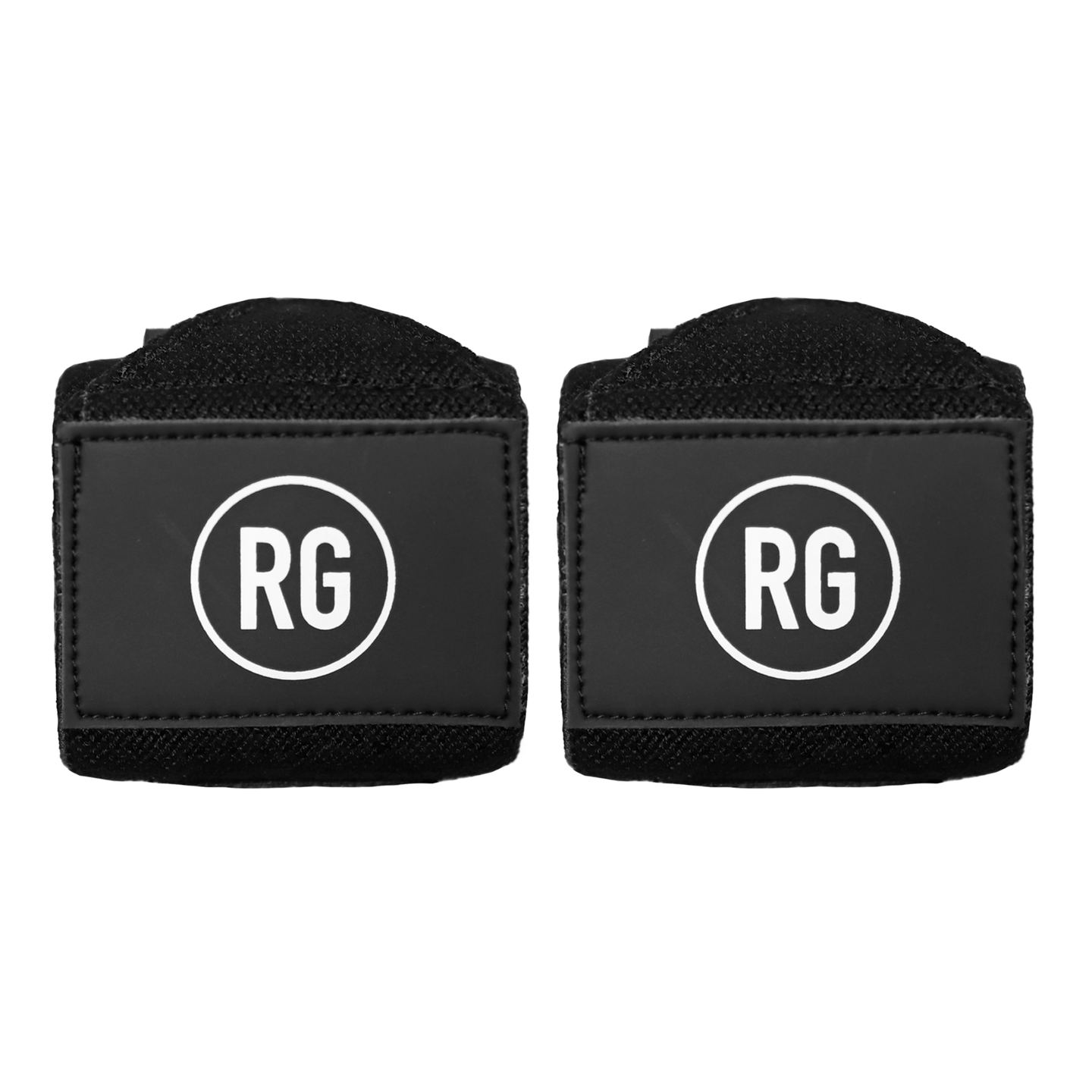 RooGrips Black Crossfit Wrist Wraps Front View