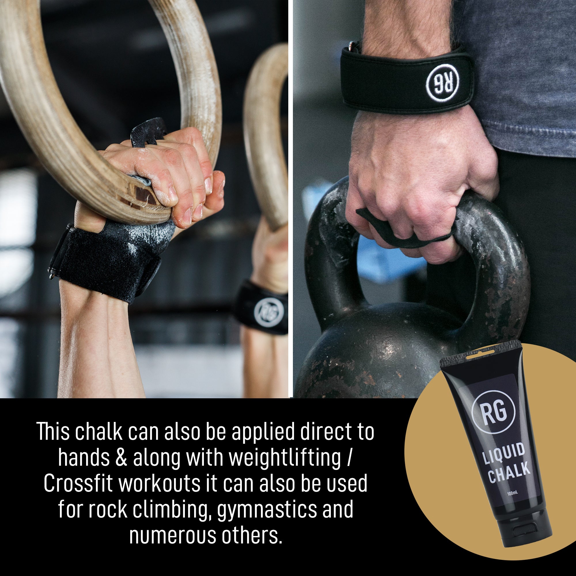 RooGrips Liquid Chalk Application Instruction For Crossfit Workouts