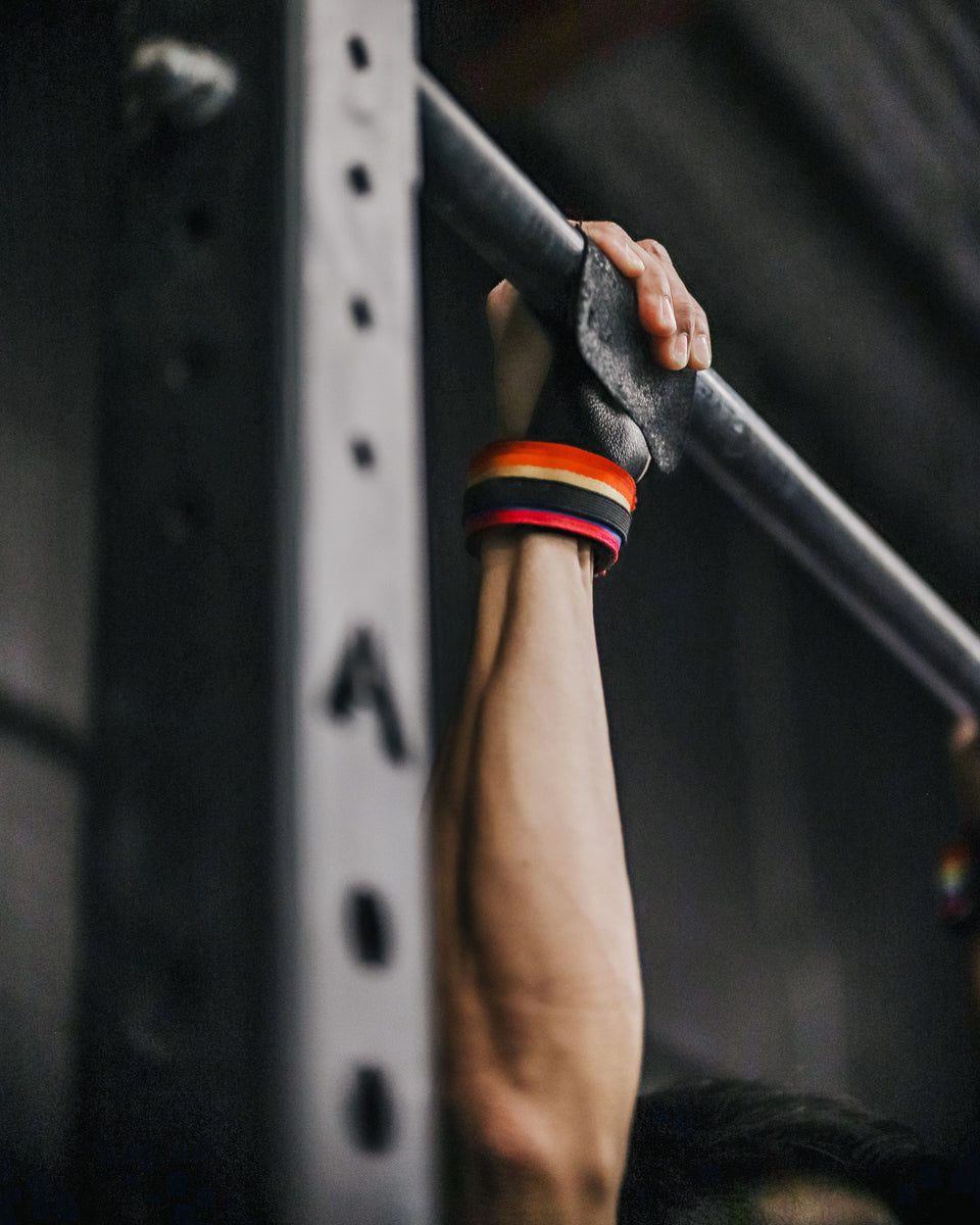 Fingerless Leather Grips No Holes Crossfit Protective Hand Grips